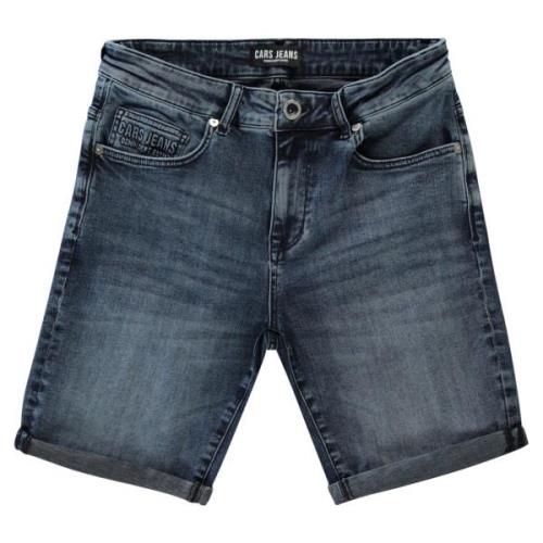 Cars Falcon short dark used blue denim