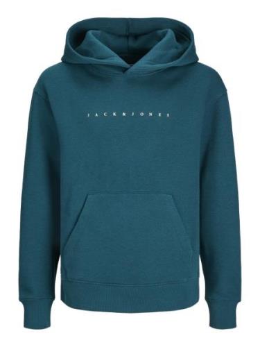 Jack & Jones Jjestar jj sweat hood noos jnr donker