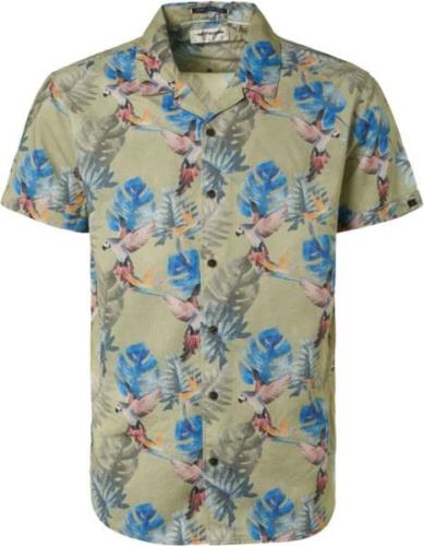 No Excess Shirt short sleeve allover printed smoke