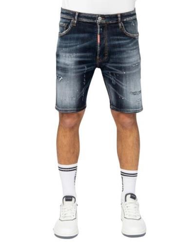 My Brand Indigo distressed edge shorts jeans