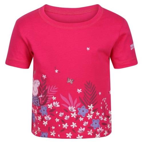 Regatta Childrens/kids peppa pig bloem t-shirt met korte mouwen