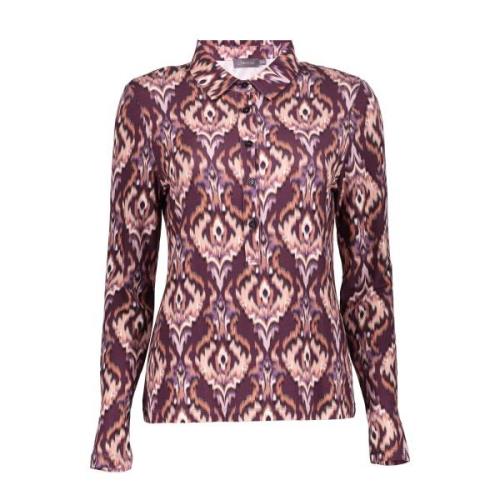 Geisha 42542-60 330 blouse aop jersey mauve comb.