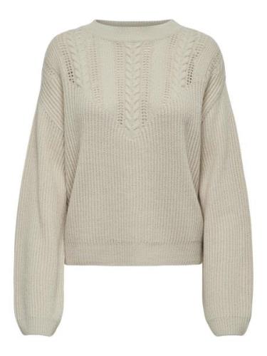 Jacqueline de Yong Jdylinn ls cable pullover knt beige