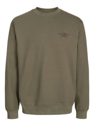 Jack & Jones Jprblachad branding sweat crew neck army