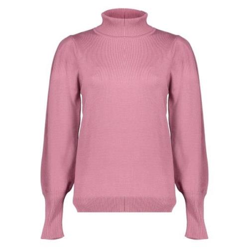 Geisha 44566-14 421 pullover col pleated shoulders old pink