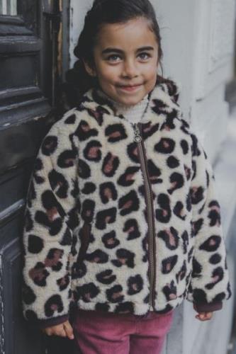 Looxs Revolution Reversibel winterjas big leopard voor meisjes in de k...