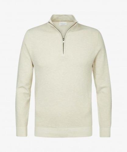 Profuomo Ppvj30007a e -  pullover half zip off white - profu