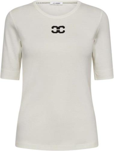 Co'Couture Granny cc logo tee off white