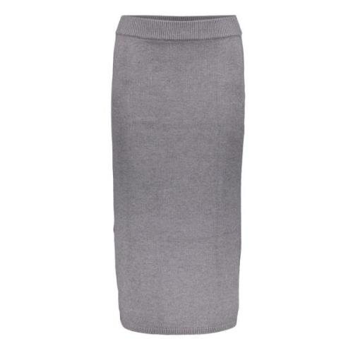 Geisha 46524-10 900 skirt knit grey melange