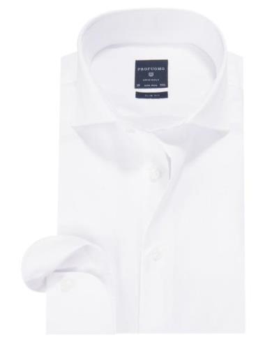 Profuomo Originale slim fit overhemd met lange mouwen