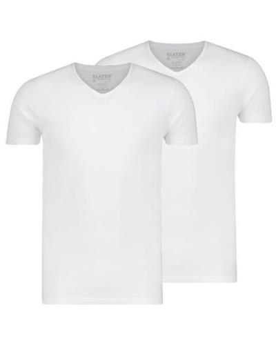 Slater 10+10 tencel 2-pack t-shirt v-neck