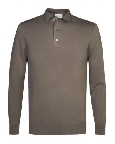 Profuomo Polo met lange mouwen