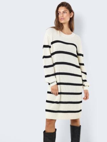 Noisy may Nmmaysa l/s stripe o-neck knit dres