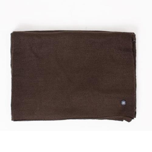 Tresanti Snow | fine knitted scarf with rubber logo iii |