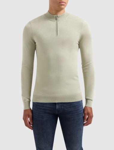 Pure Path Essential knitwear halfzip sweater