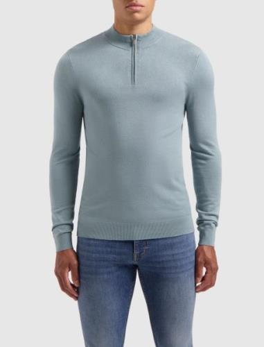 Pure Path Essential knitwear halfzip sweater