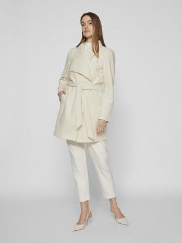 Vila Vicooley collar belt coat noos