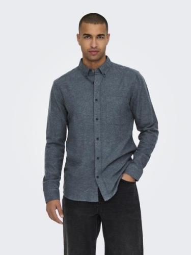 Only & Sons Onsgudmund slim 1-pkt solid shirt n