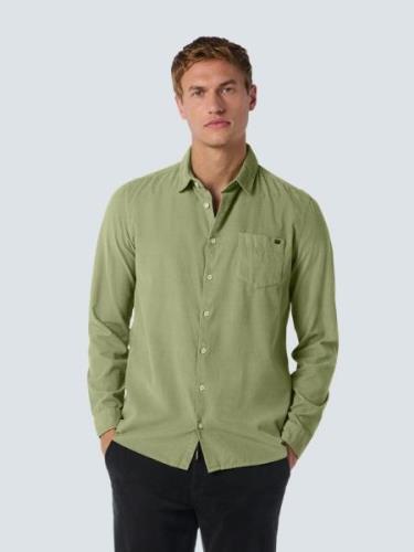 No Excess Shirt corduroy solid olijf