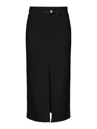 Only Onlrima faux leather long skirt otw -