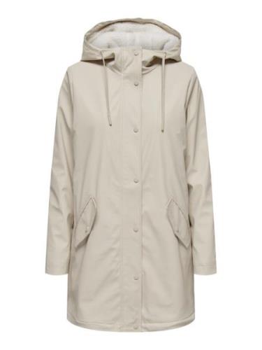 Only Onlsally raincoat otw noos beige