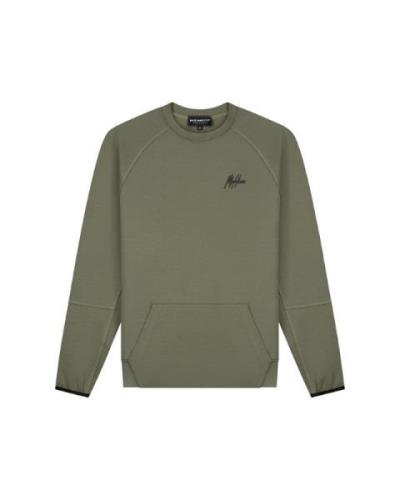 Malelions Sport counter sweater 2.0 d.green ms2-aw24-39-036