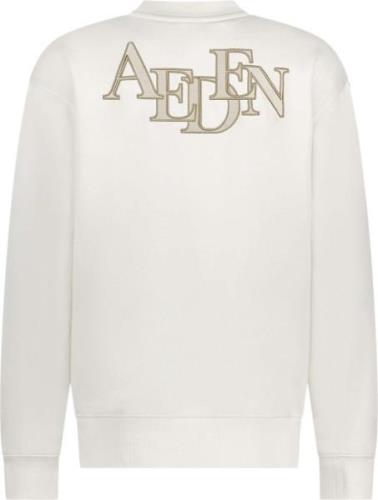 Aeden Fox crew sweat off white