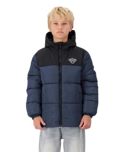 Black Bananas Jr. peek puffer jacket