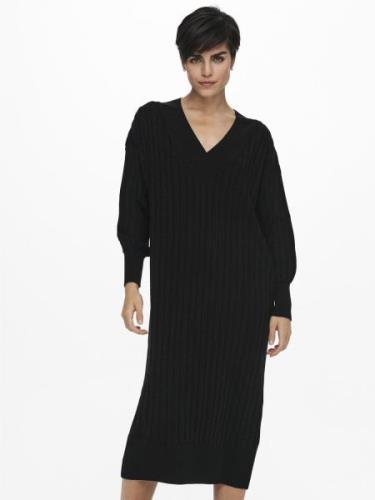 Only Onlnew tessa l/s midi v dress knt n