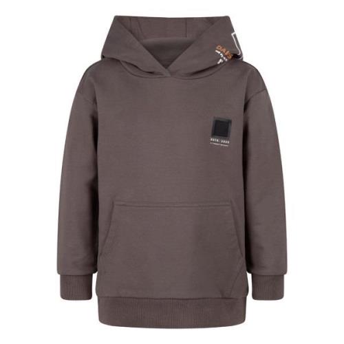 DAILY 7 Jongens hoodie kangaroo pkt smoke