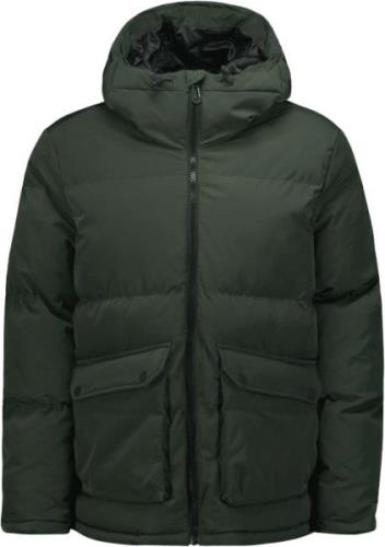 No Excess Jacket short fit hooded padded dark green