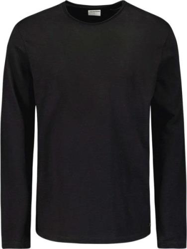 No Excess T-shirt long sleeve crewneck slub black