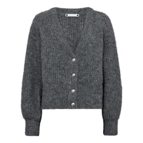 Co'Couture Cc ie button rib knit