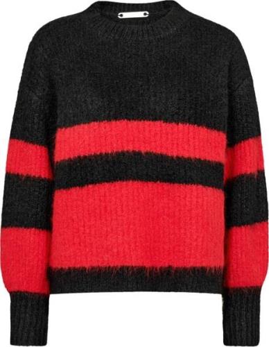 Co'Couture iecc block rib knit black