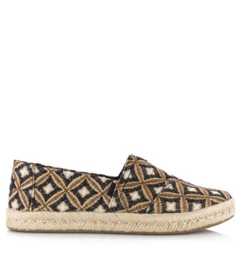 Toms alpargata rope 2.0 | geo black espadrilles dames