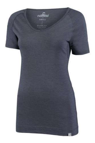 Nomad Pure merinowol t-shirt dames | graphite