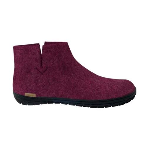 Glerups Low boot natural rubber sole gr02 07-cranberry