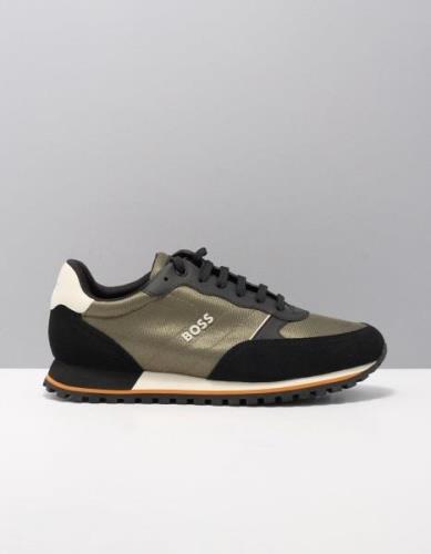 Hugo Boss Sneakers/lage-sneakers heren 50470152-380 open green suede c...