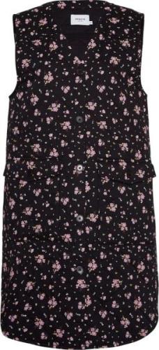 Moss Copenhagen Ditten waistcoat body warmer black flowers