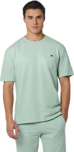 No Excess T-shirt korte mouw ronde hals jacuard mint