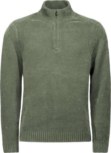 No Excess Pullover half zipper chenille smoke