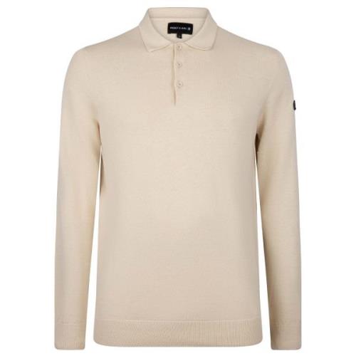 PRESLY & SUN Brad long sleeve knitted polo