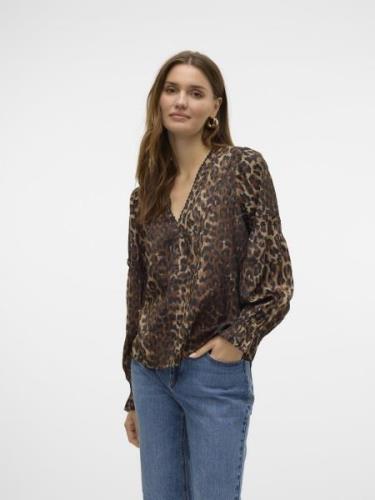 Vero Moda Vmwild ls v-neck top wvn faw exp