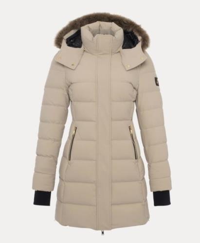 Moose Knuckles Women watershed 3 parka shearling sand gold