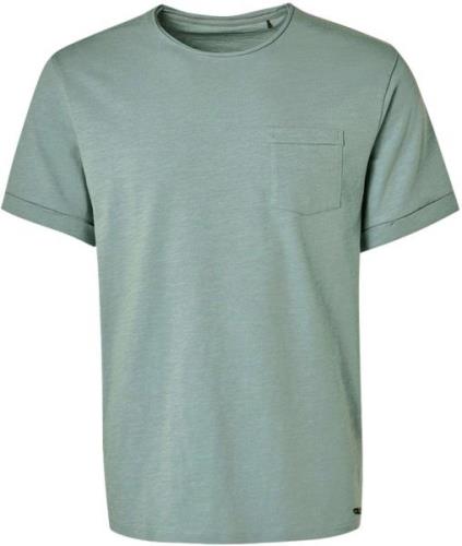 No Excess T-shirt korte mouw ronde hals zinc