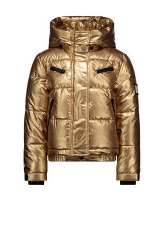 SuperRebel spicy girls metallic hooded ski jacket jack ski meisjes -