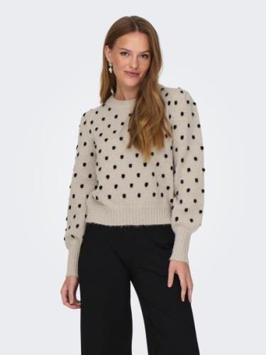 Jacqueline de Yong Jdysigrid life l/s oneck puffdot pu