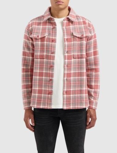 Pure Path Heavy twill checked shirt