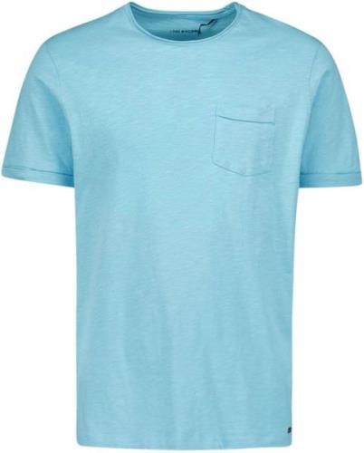 No Excess T-shirt korte mouw ronde hals aqua