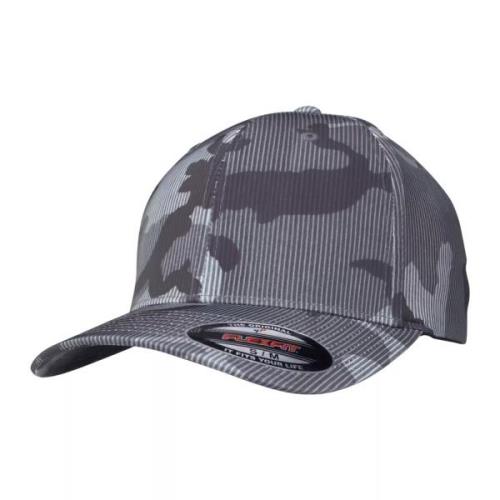 Flexfit Gestreepte camo baseball cap